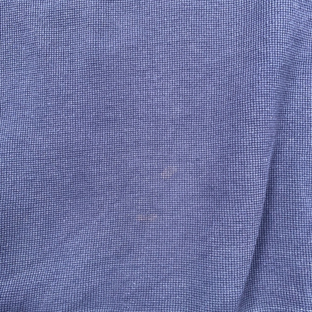 Vintage Old Navy Quarter Zip Pullover Mens M Blue Waffle Knit Logo Sweatshirt - Picture 8 of 12